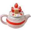 Clayre & Eef Konvice Strawberry Cake Růžová 325ml 17x10x13cm Keramika