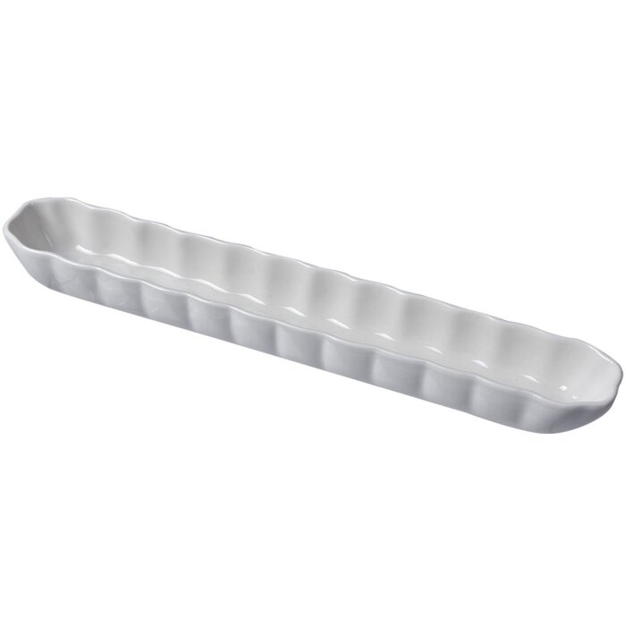 Clayre & Eef 6CE2047 Mísa 26x4x3 cm Bílá moderní designová keramika