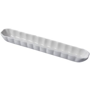 Clayre & Eef 6CE2047 Mísa 26x4x3 cm Bílá moderní designová keramika