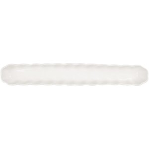 Clayre & Eef 6CE2047 Mísa 26x4x3 cm Bílá moderní designová keramika