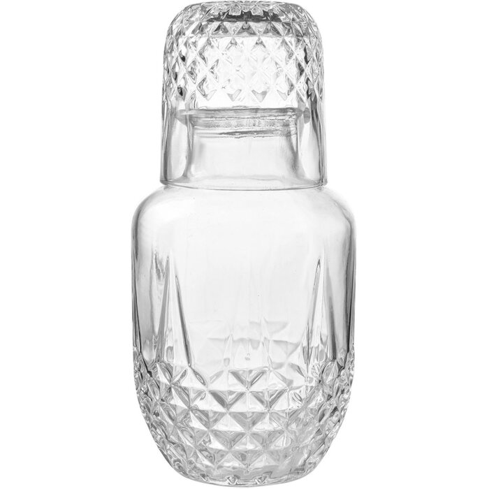 Clayre & Eef 6GL4720 Karafa se sklem Classic 550 ml 150 ml Transparentní