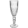 Clayre & Eef 6GL4726 Sklenice na šampaňské prům. 6x19 cm 150ml Transparentní sklo
