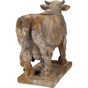 Clayre & Eef 6MG0110 květináč kráva šedobéžová 36x15x28 cm antik styl