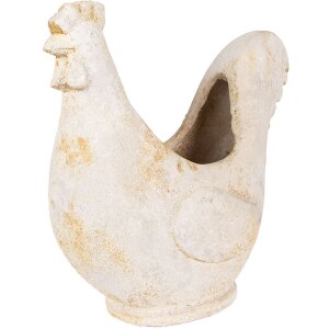 Clayre & Eef 6MG0115 Dekorace Květináč béžovo-hnědý 36x18x35 cm