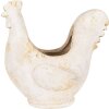 Clayre & Eef 6MG0115 Dekorace Květináč béžovo-hnědý 36x18x35 cm
