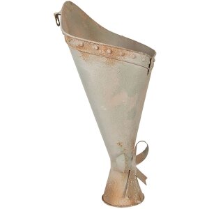 Clayre & Eef Květináč železo Zelené odstíny Vintage vzhled 50 cm