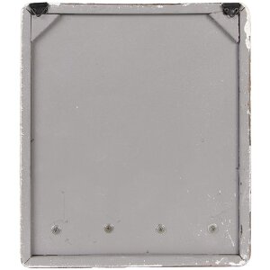 Clayre & Eef 6H2399 Klíčový panel Béžová Hnědá 22x5x25 cm Dřevo Železo