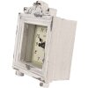 Clayre & Eef 6KL0832 Stolní hodiny Vintage Grey-Beige 10x6x14 cm 1xAA sklo dřevo