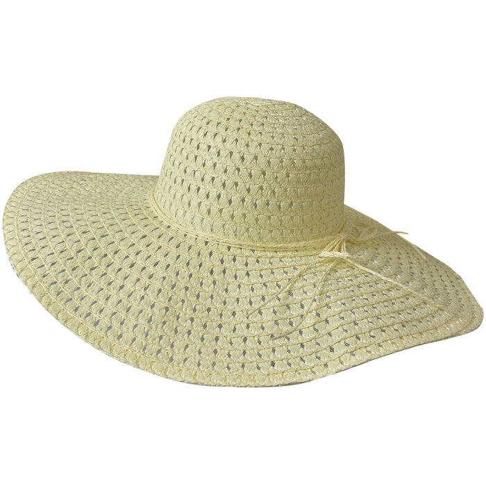 Juleeze JZHA0119 Klobouk béžový 57 cm Slaměný cop elegantní prodyšný letní