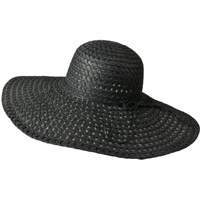 Juleeze JZHA0120 Klobouk černý 57 cm Elegantní dámský klobouk Doplněk na ochranu před sluncem