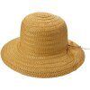 Juleeze JZHA0124 dámský klobouk hnědý 57 cm slaměný klobouk s mašlí letní klobouk elegantní