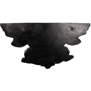 Clayre & Eef 5MG0060 nástěnná konzole antik hnědá zelená 60x23x30 cm