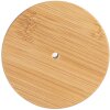 Clayre & Eef 6GL4719L Dóza s víčkem bambus Ø 8x18 cm sklo dřevo