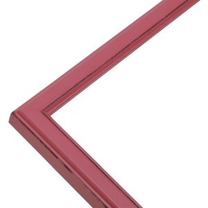 Deknudt Fotorámeček S236F4 červený dřevo 13x18 cm rustikální