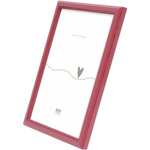 Deknudt S236F4 fotorámeček červený dřevěný 15x20 cm rustikální