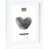 Deknudt S68SG1 Rám s dřevěným okrajem v bílé barvě pro efekt levitace 15x20 cm