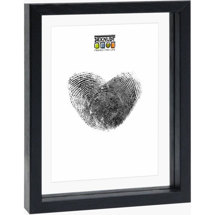 Deknudt Rám na fotografie černý 20x30 cm - plovoucí efekt