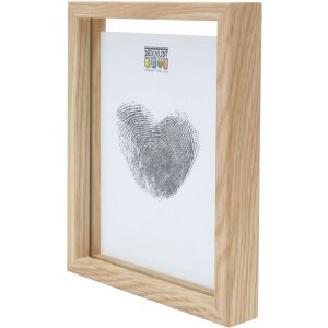 Deknudt S68SG3 fotorámeček s dřevěným okrajem – efekt vznášení 15x20 cm
