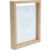 Deknudt S68SG3 fotorámeček s dřevěným okrajem – efekt vznášení 15x20 cm