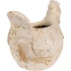 Clayre & Eef 6MG0108 Dekorace Květináč béžovo-hnědý 31x20x27 cm Venkovský styl