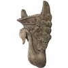 Clayre & Eef 6MG0112 Dekorace Květináč hnědozelený 30x15x43 cm barokní styl