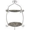 Clayre & Eef 6Y5657 Etagere 34x32x50 cm Zelenohnědý starožitný kov Vintage styl