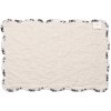 Clayre & Eef Q205.040 Souprava 6 prostírání 48x32 cm Bílá Hnědá