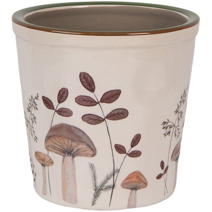 Clayre & Eef 6CELFJ0001L Dekorace květináč Ø 17x16 cm
