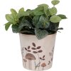 Clayre & Eef 6CELFJ0001L Dekorace květináč Ø 17x16 cm