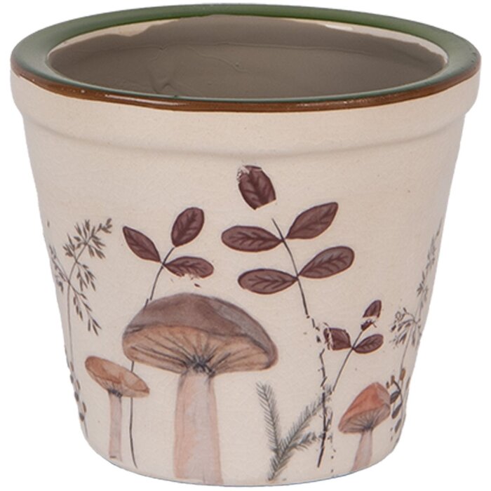 Clayre & Eef 6CELFJ0001XS Dekorace květináč Ø 8x7 cm
