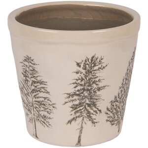Clayre & Eef 6CENPT0001M Dekorativní květináč Ø 15x14 cm