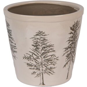 Clayre & Eef 6CENPT0001XL Dekorativní květináč Ø 21x20 cm