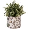 Clayre & Eef 6CETKG0001S Květináč béžový Ø14x12 cm venkovský styl