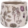 Clayre & Eef 6CETKG0001S Květináč béžový Ø14x12 cm venkovský styl