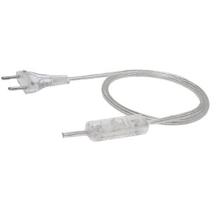 Clayre & Eef Nástěnná lampa Ø62 cm šedá bílá antik design železo E27