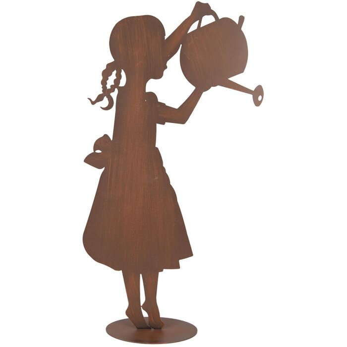 Clayre & Eef Dekorační Figurka Dítě s Konví 36x12x62 cm Rustikální Styl