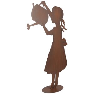 Clayre & Eef Dekorační Figurka Dítě s Konví 36x12x62 cm Rustikální Styl