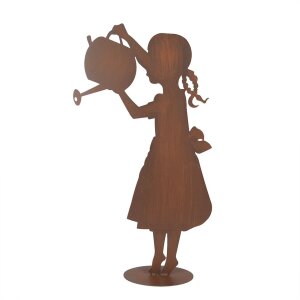 Clayre & Eef Dekorační Figurka Dítě s Konví 36x12x62 cm Rustikální Styl