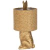 Clayre & Eef Stolní lampa Zajíček žlutý stínidlo E27 Ø 20x43 cm