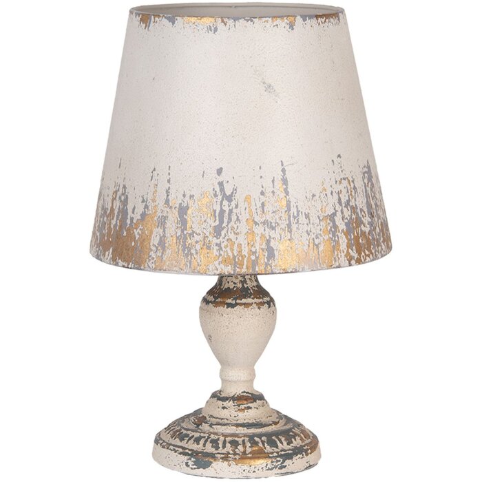 Clayre & Eef Stolní lampa E27 Ø 32x47 cm Antik vzhled