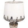 Clayre & Eef 6LMC0110 Stolní lampa béžová Ø32x60cm Antik Vintage E27 železo