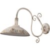 Clayre & Eef 6LMP800 Nástěnná lampa Béžová Šedá Rez Železo 49x23x27cm E14 Antik