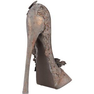 Clayre & Eef 6Y5846 Dekorační botka kov měděná antik 32x12x36cm