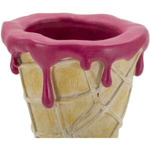 Mauro Ferretti květináč tuba 12,5x11x31 cm zlatá růžová