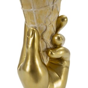 Mauro Ferretti květináč tuba 12,5x11x31 cm zlatá růžová
