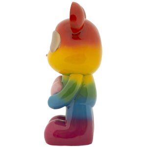 Rainbow Bear Stojící medvídek multicolor 22,5x17,5x42,5 cm polyresin