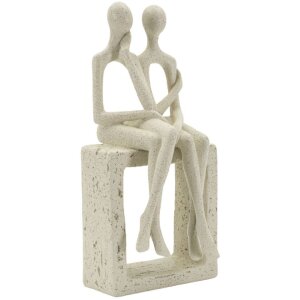 Mauro Ferretti Stons Figurka pár 11,5x9x25 cm krémová