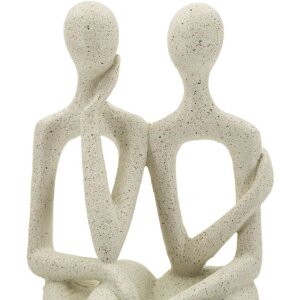 Mauro Ferretti Stons Figurka pár 11,5x9x25 cm krémová