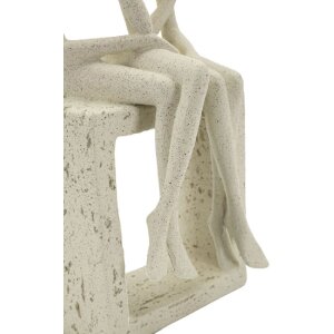 Mauro Ferretti Stons Figurka pár 11,5x9x25 cm krémová