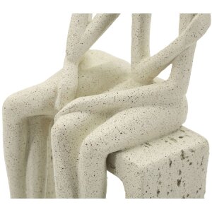 Mauro Ferretti Stons Figurka pár 11,5x9x25 cm krémová